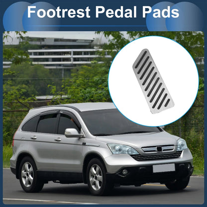 Footrest Pedal Cover for Honda CRV 2017-2024 Aluminum Alloy Silver Tone