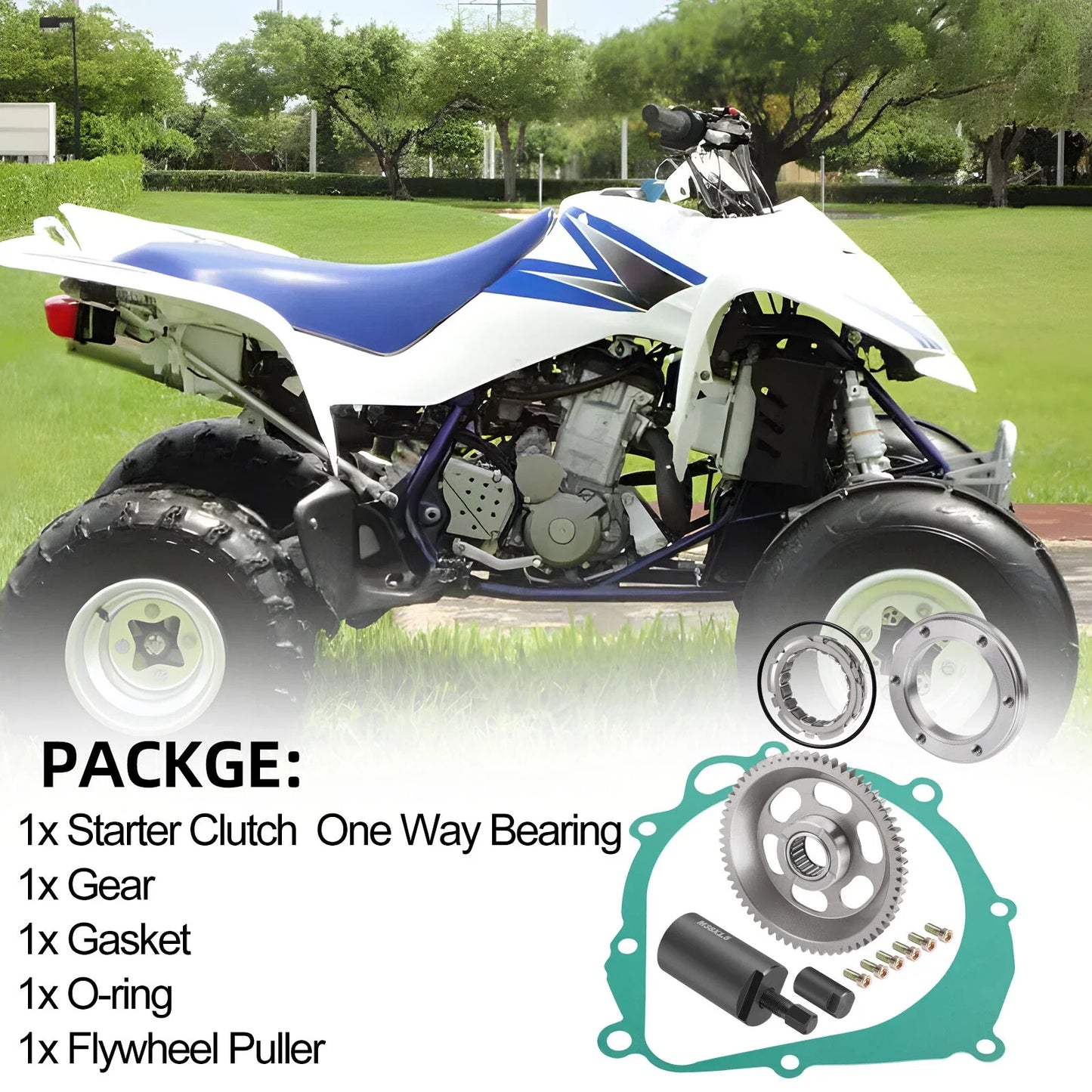 Starter Clutch Gear Flywheel Puller for Suzuki LTZ400 (2004–2007)