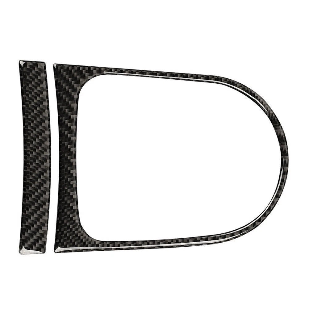 Carbon Fiber Interior Gear Shift Panel Cover Trim for Ford Mustang (2015–2019)