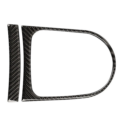 Carbon Fiber Interior Gear Shift Panel Cover Trim for Ford Mustang (2015–2019)