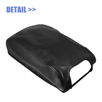 Center Console Lid Armrest Cover for Jeep Wrangler (2007–2018) Carbon Fiber