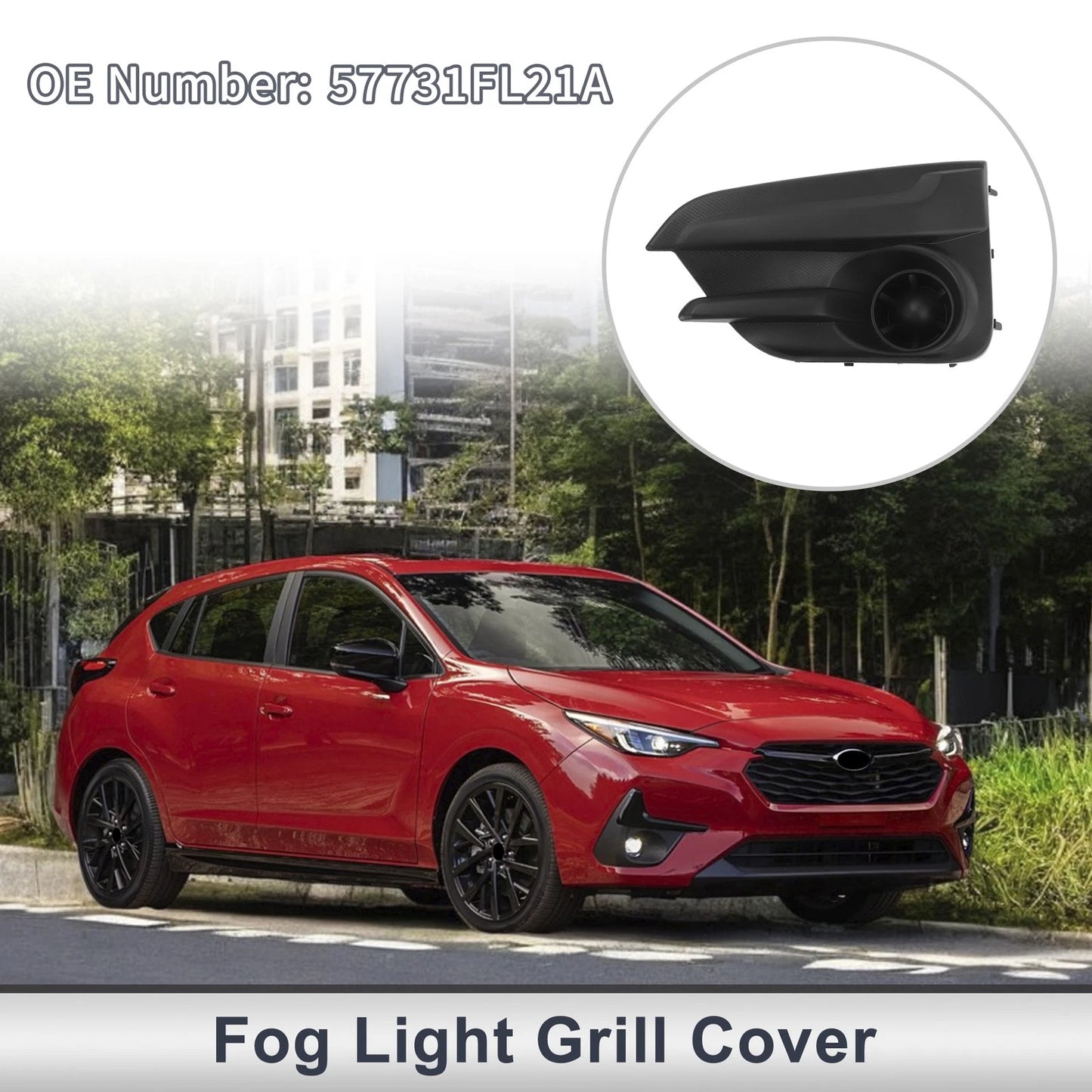 Fog Light Grill for Subaru Impreza (2017–2019) No. 57731FL21A