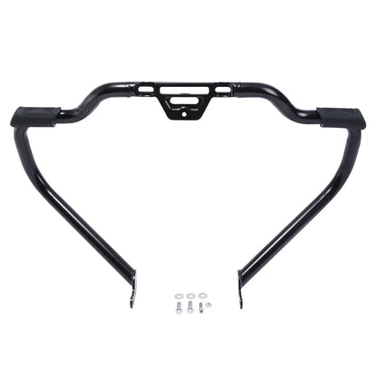 Black Mustache Engine Highway Guard Bar for Harley Softail Fat Boy (2018-2024)