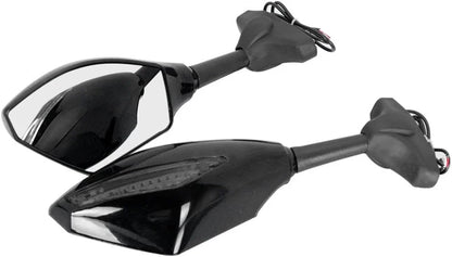 LED Turn Signal Rear View Mirrors for Yamaha YZF R6 R3 R1 (2006-2023)