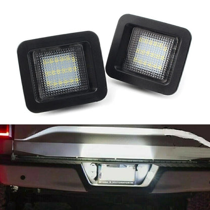 High Power LED License Plate Light for Ford F150 (2015–2018) Smoke Bulb Assembly