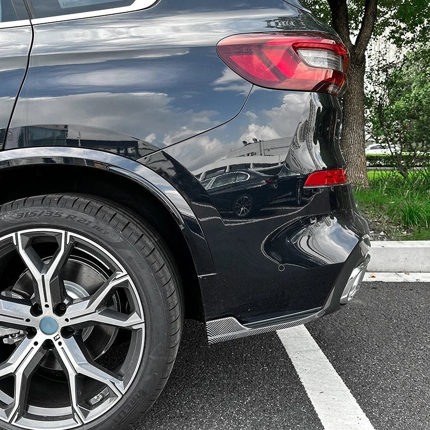 Rear Bumper Side Corner Winglet Splitter Spats for BMW X5 (2018–2023)