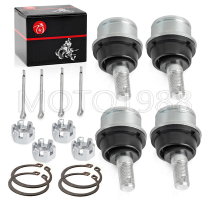 Set of 4 Front Lower Ball Joints for Honda Rancher 420 (2007–2023)