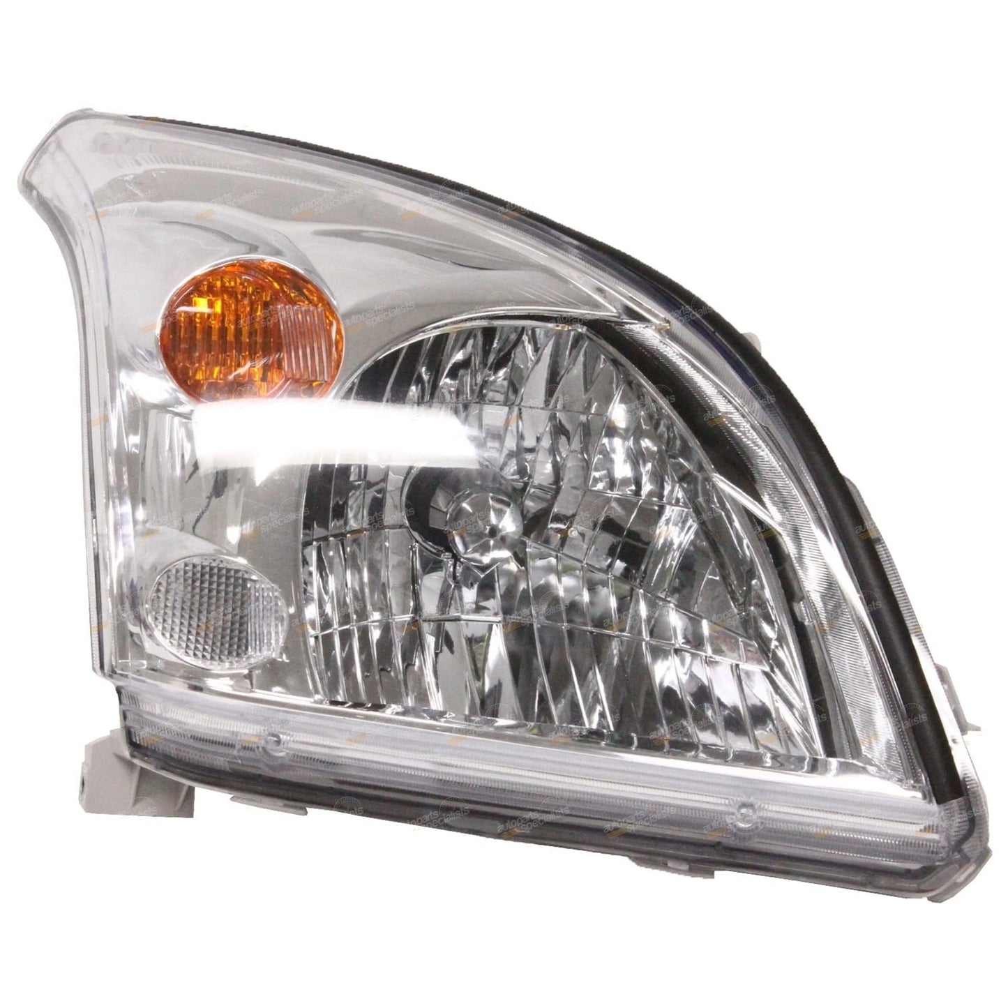 Chrome Headlights for Toyota Prado (2003–2009) Pair
