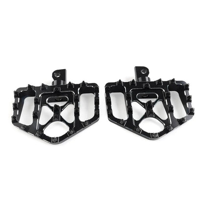 Wide Red Foot Pegs for Harley Touring Sportster Softail Dyna