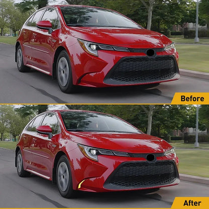 LED Fog Lights DRL for Toyota Corolla L LE XLE (2020-2022)
