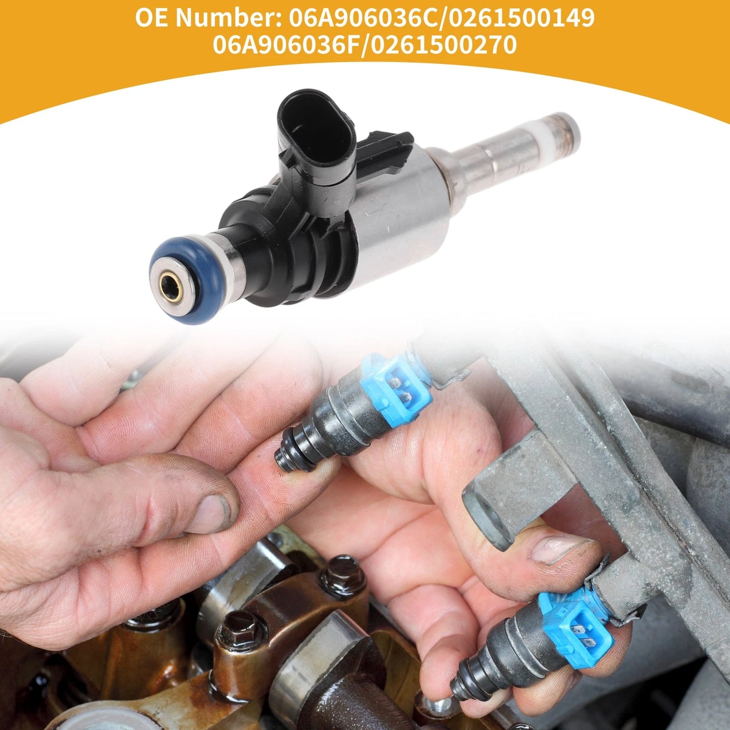 1 Pc Fuel Injector No.06A906036C/0261500149 for Volkswagen Beetle (2014–2017)