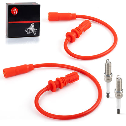 Spark Plug & Cap & Wire Set for Polaris Sportsman 850 SP (2009)