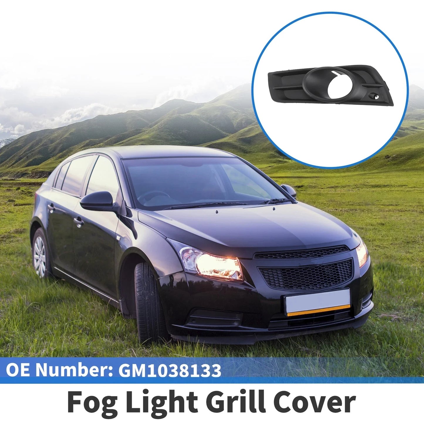 Front Left Fog Light Grill for Chevrolet Cruze (2011-2015)