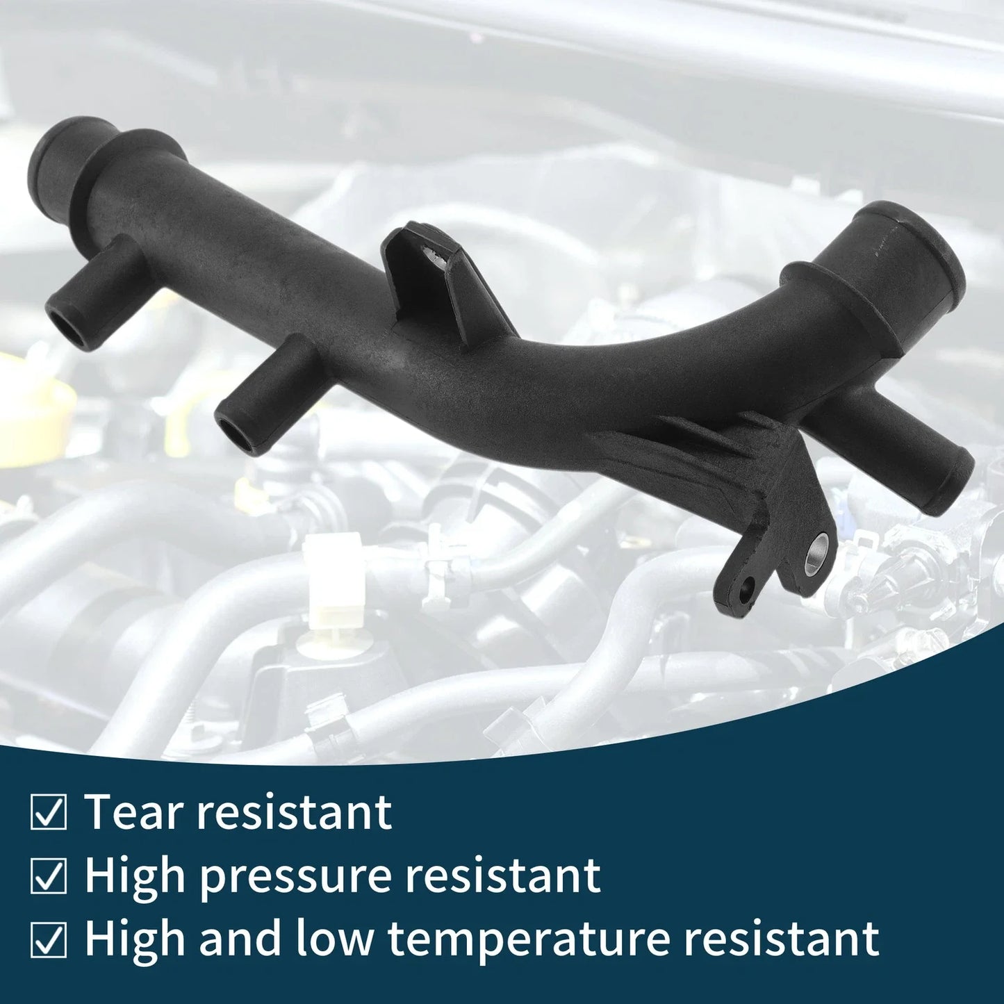 Radiator Outlet Hose Pipe   - Metal Downpipe