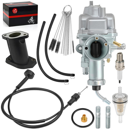 Carburetor Kit for Yamaha Timberwolf YFB250 (1992–2000) w/ Throttle Cable