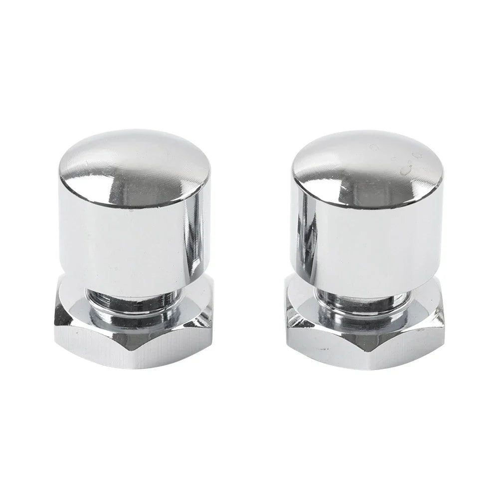 Vintage Chrome Solo Seat Nuts for Harley Touring Road Glide (2008-2023)
