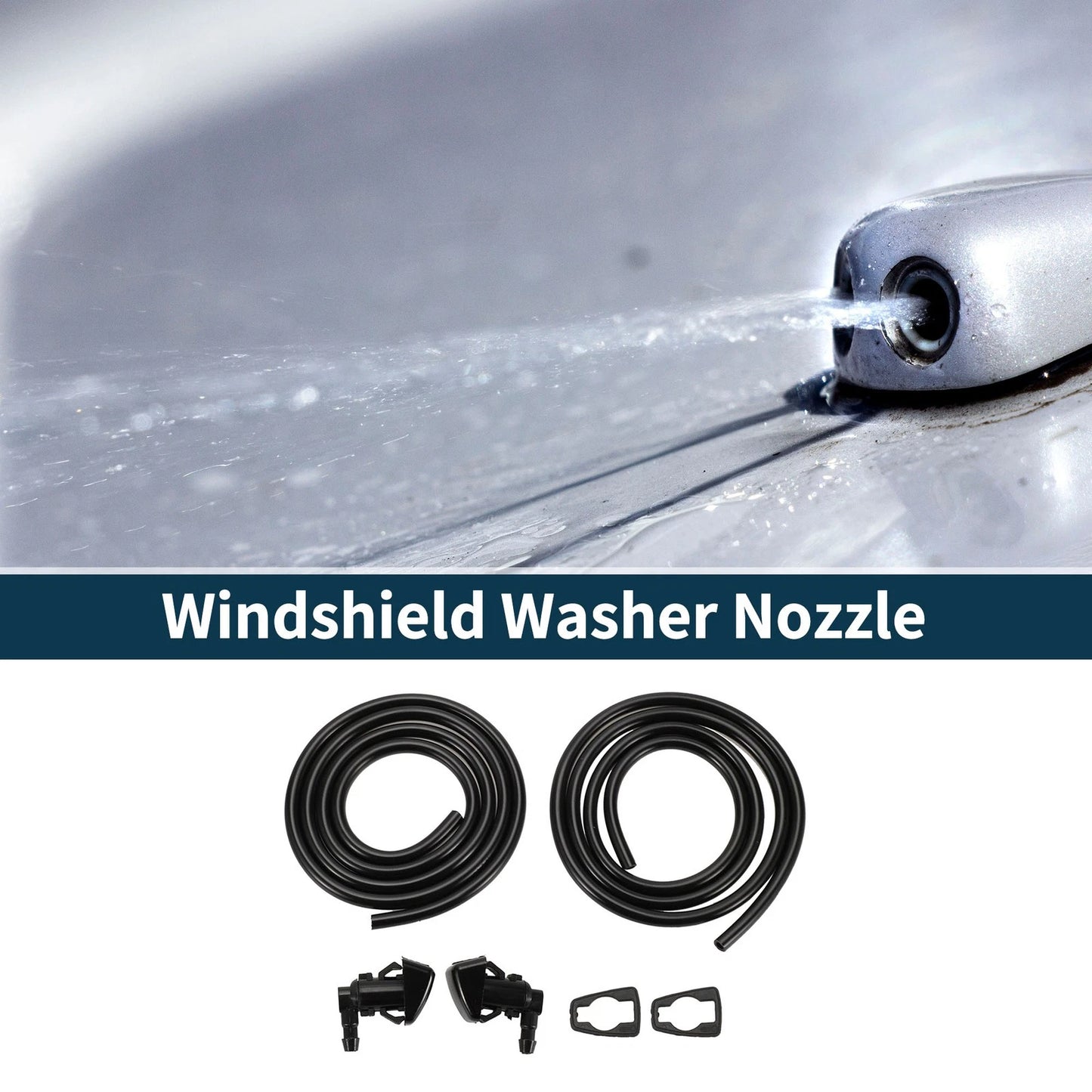 Windshield Washer Nozzle with Gasket