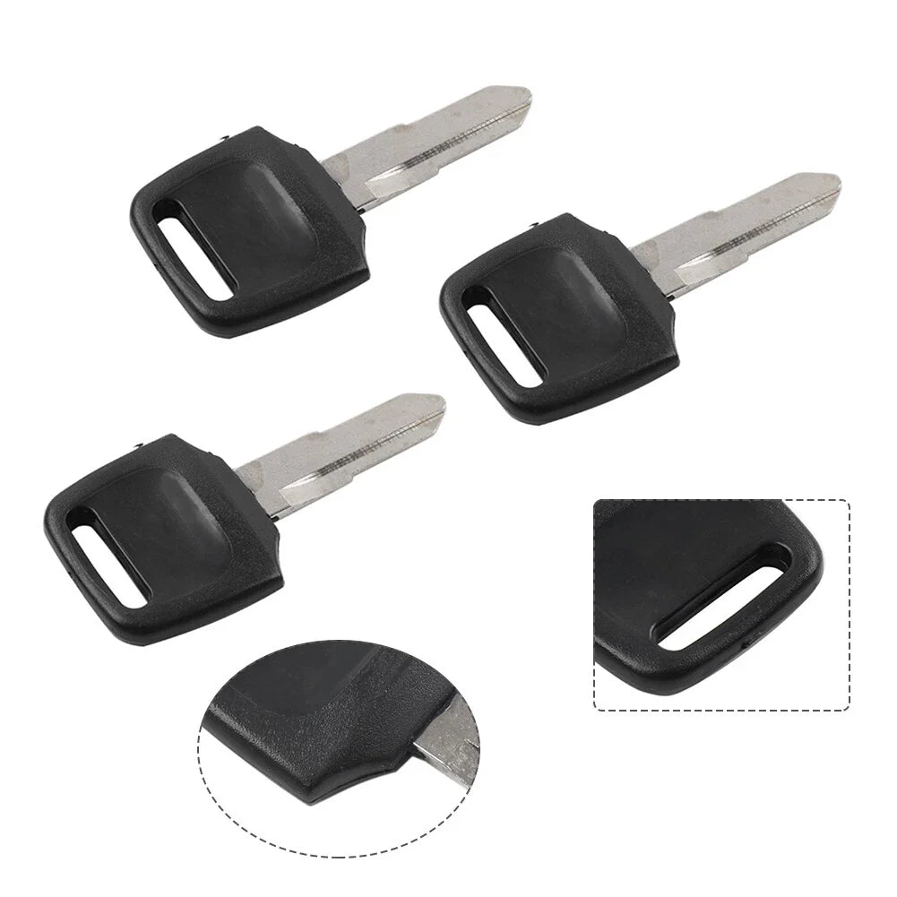 3 x Uncut Blade Blank Keys for Honda Dio 56 57 Z4 125 WH110 Scooter