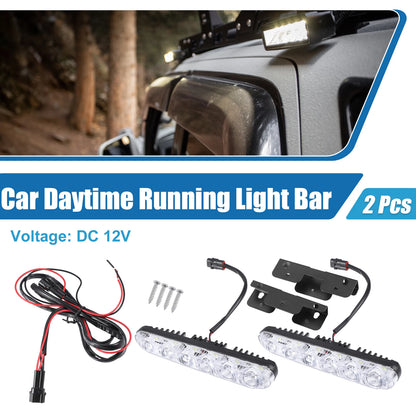 Set of 2 LED Daytime Running Light Fog Lamps for Car