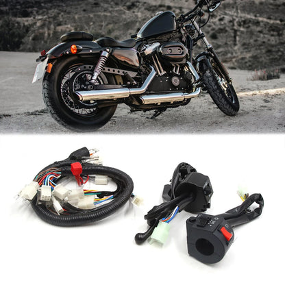 Handlebar Light Control Switch Set for Suzuki GN125 (2000–2023)