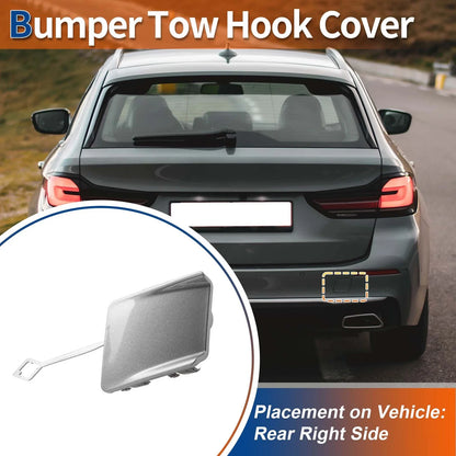 Tow Hook Cover for BMW 5-Series F10 Space Grey