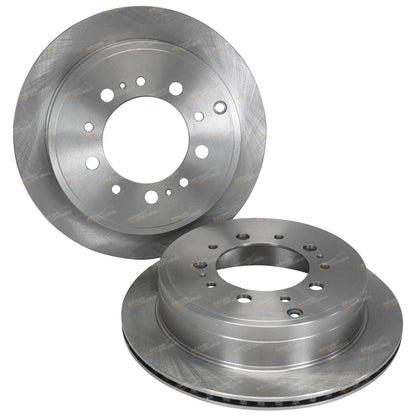 2 Rear Disc Brake Rotors for Toyota Landcruiser (2007–2021)