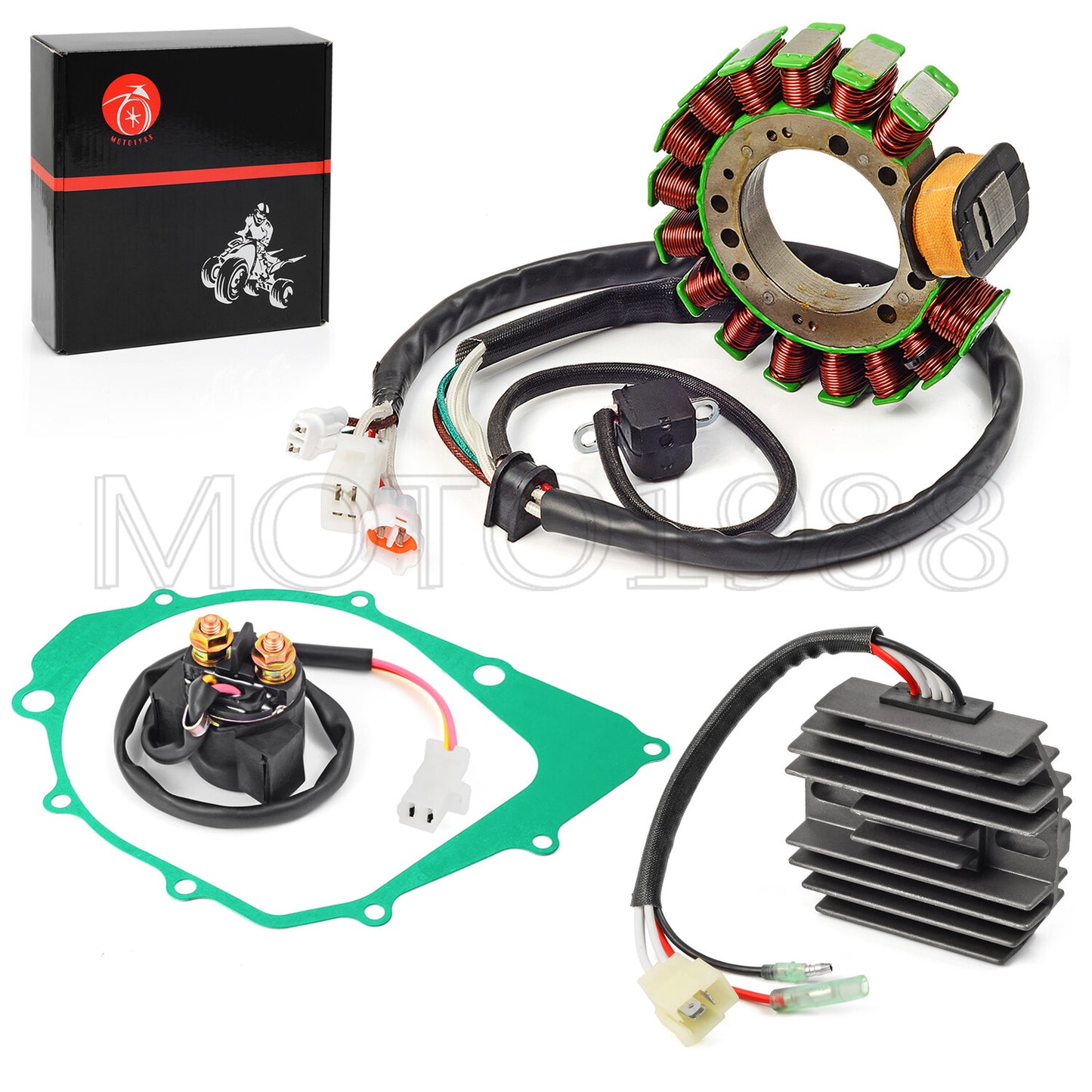 Stator Regulator Relay Gasket Kit for Yamaha Warrior 350 YFM350X (1996–2001)