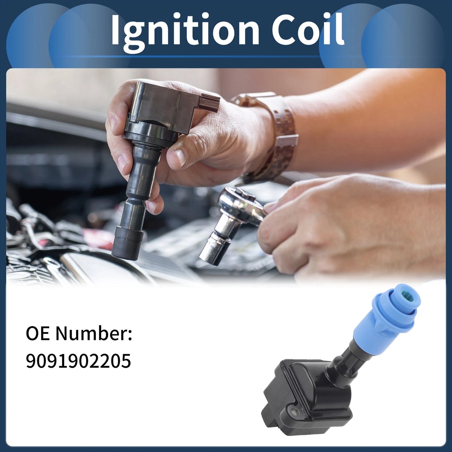 Ignition Coil Pack No. 9091902205 for Toyota Supra (1993–1998)