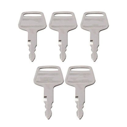 5 x KV02 Heavy Equipment Ignition Keys for Kato Excavator Models (HD)