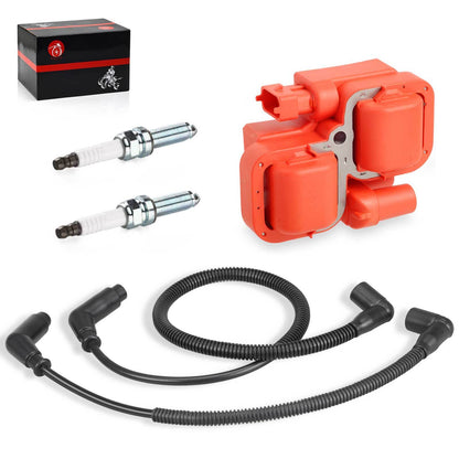 Ignition Coil & Spark Plug Set for Can-Am Maverick 1000R (2013–2018)