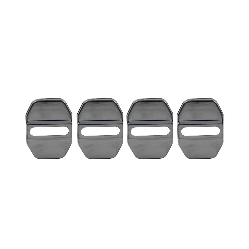 Blk Door Lock Protective Cover for BMW F40 F45 G20, Benz C Class, Maserati