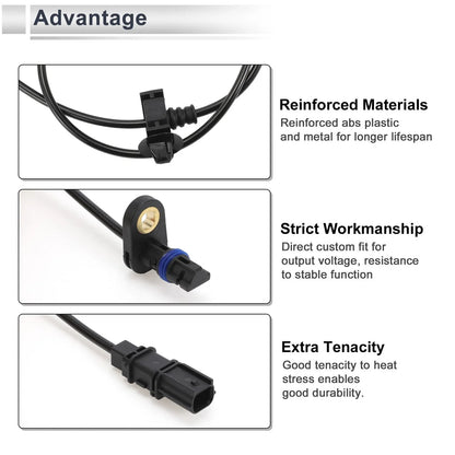ABS Wheel Speed Sensor for Honda Civic EX LX Rear Left (2006-2011)