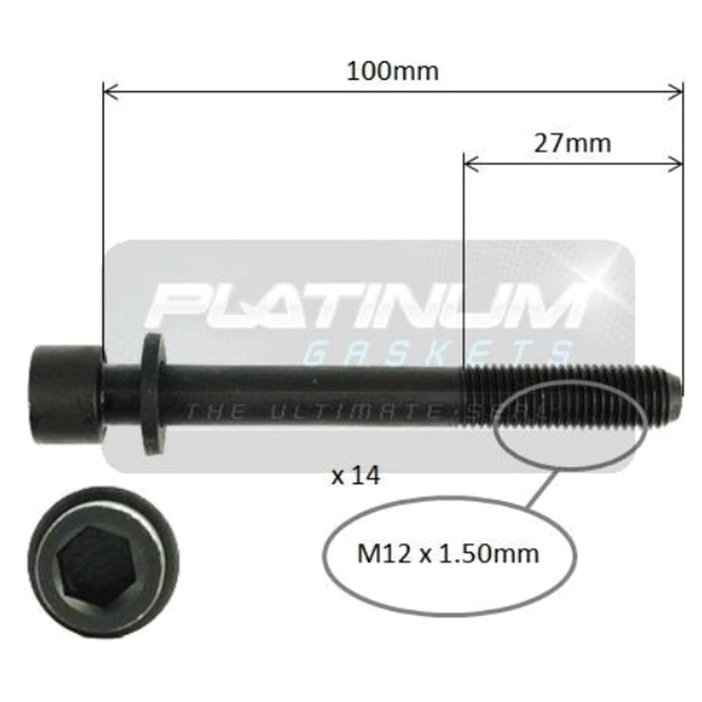 Engine Cylinder Head Bolt Set for Nissan Patrol GU (2001–2010)