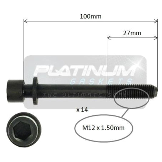 Engine Cylinder Head Bolt Set for Nissan Patrol GU (2001–2010)