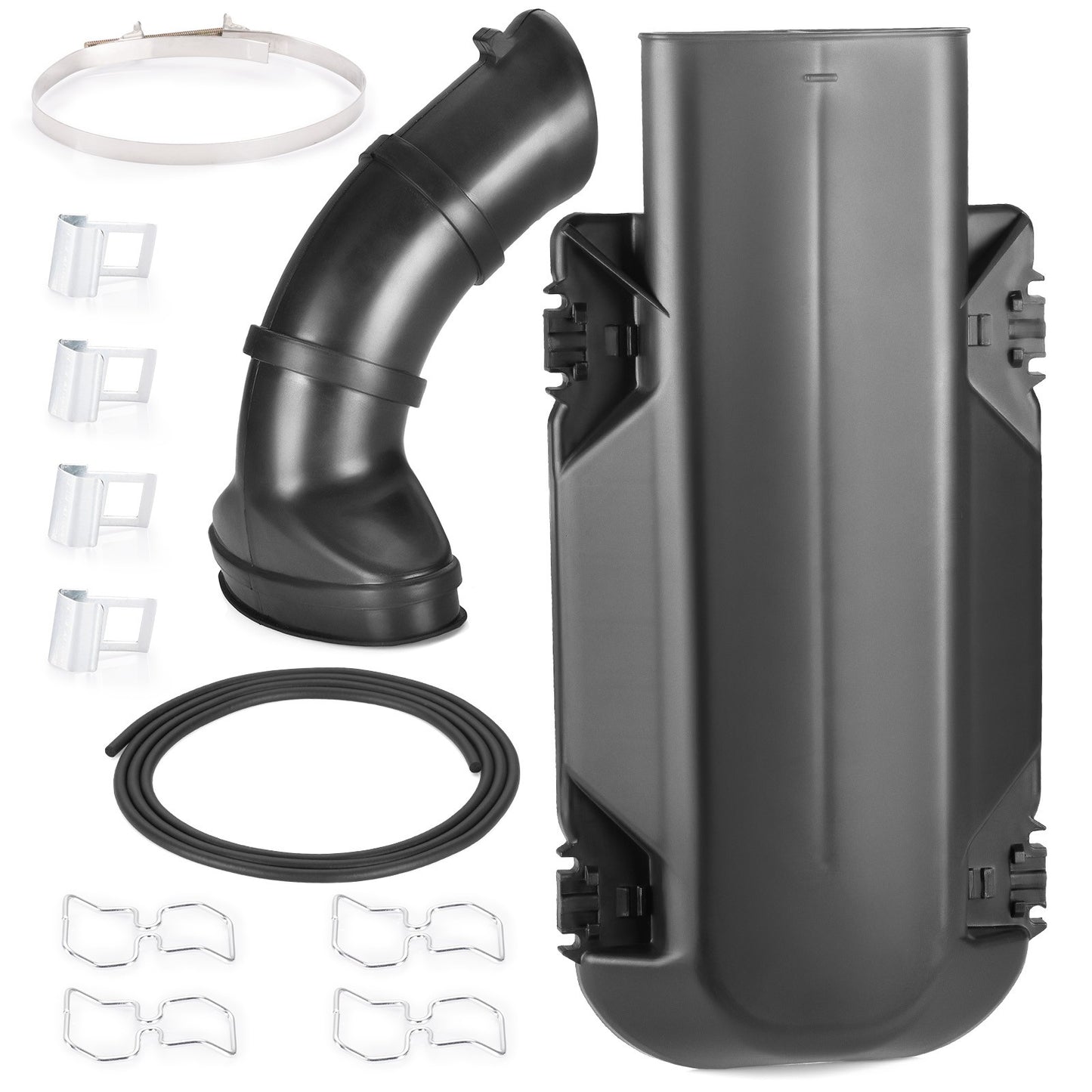 Airbox Lid Cover with Snorkel Intake Duct Kit for Yamaha Banshee YFZ 350 (1987–2006)