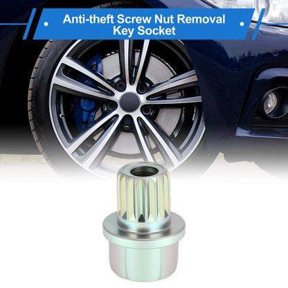 33/17PT Wheel Lock Lug Nut Key for BMW Anti Theft Removal (2010-2023)