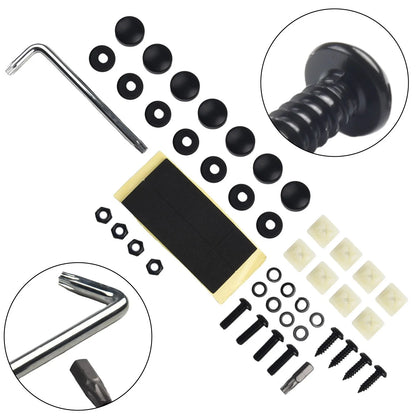 License Plate Screws Plastic+Stainless Steel for Cars