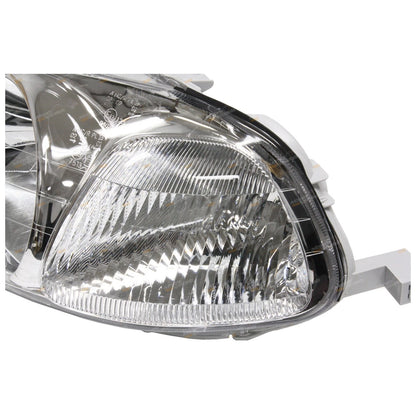 LH Chrome Headlight for Honda Civic EK Sedan Coupe Hatch (1995–1998)