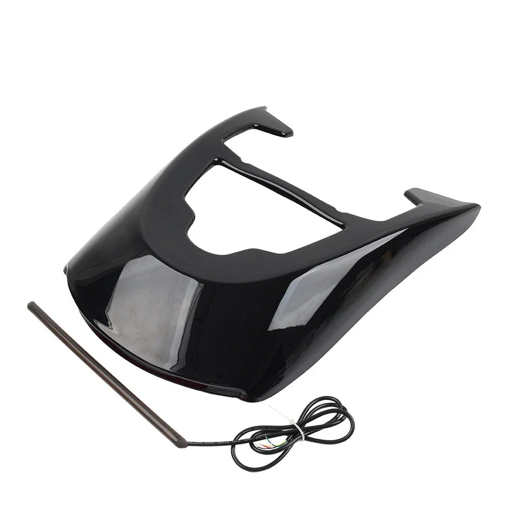 Vivid Black Rear Mudguard w/Smoke Light for Harley VRSCDX V-Rod (2002-2017)