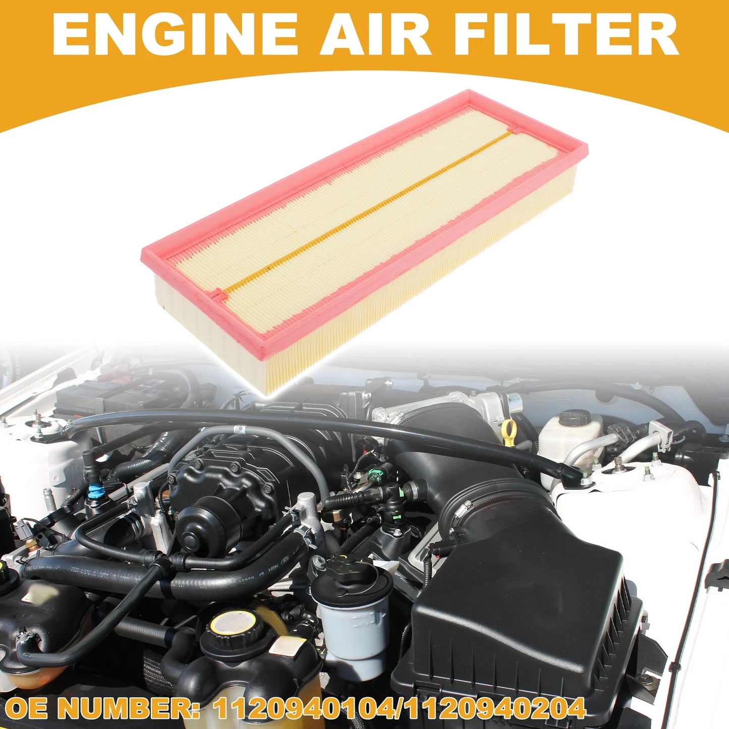 Car Engine Air Filter No. 1120940104 for Mercedes-Benz E430 (1999–2002)