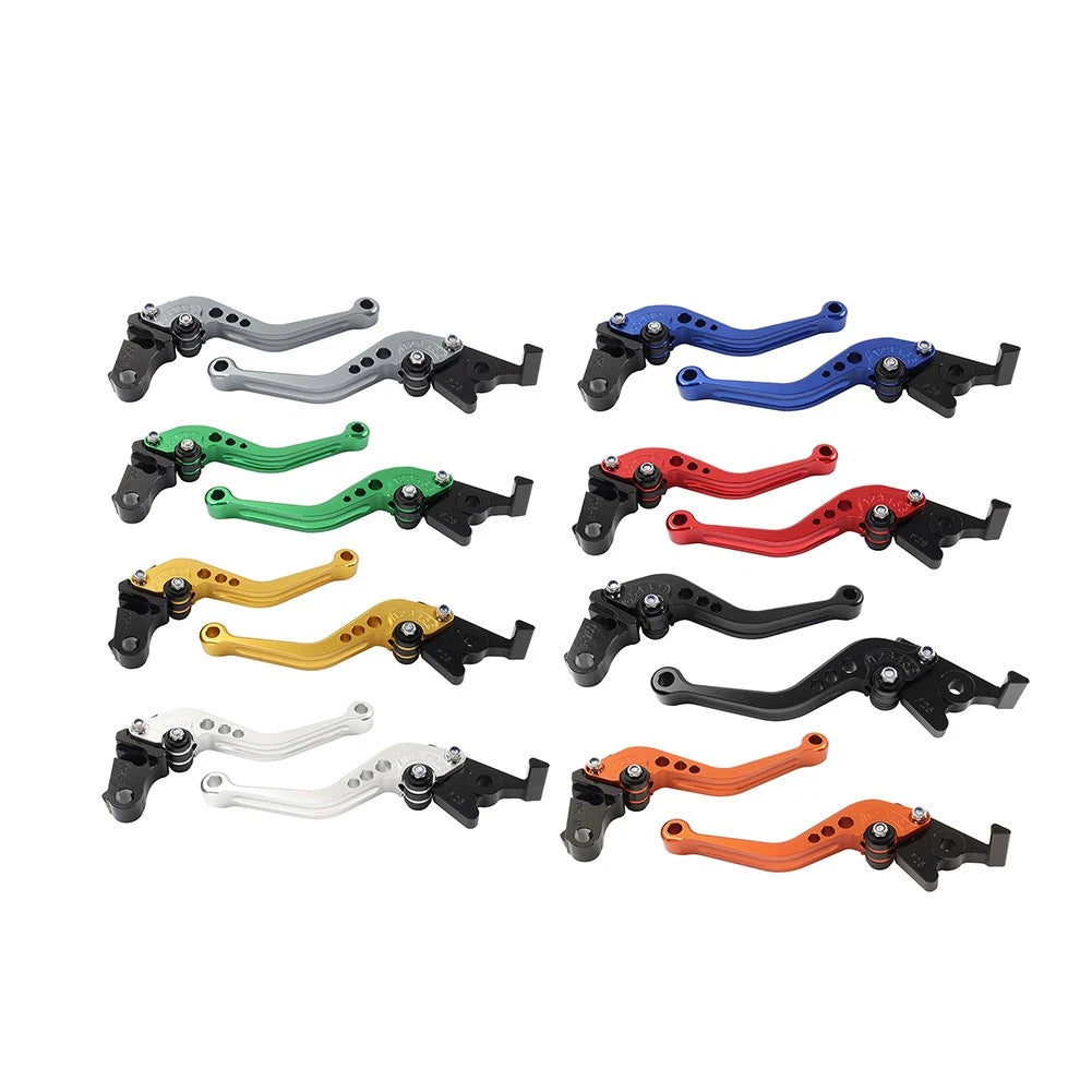 CNC Adjustable Short Brake Clutch Levers for Kawasaki ZX636R ZX6RR (2005–2006)