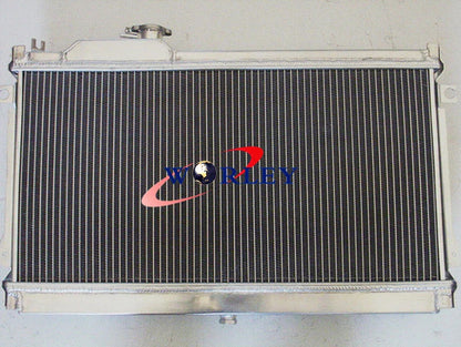 52mm Aluminum Radiator + Shroud + Fans for Mazda Miata MX5 (1990-1997)