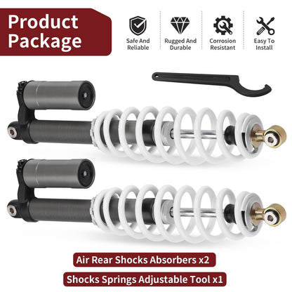 Set of 2 Rear Shock Absorbers for Polaris RZR S 800 EFI (2009–2012)