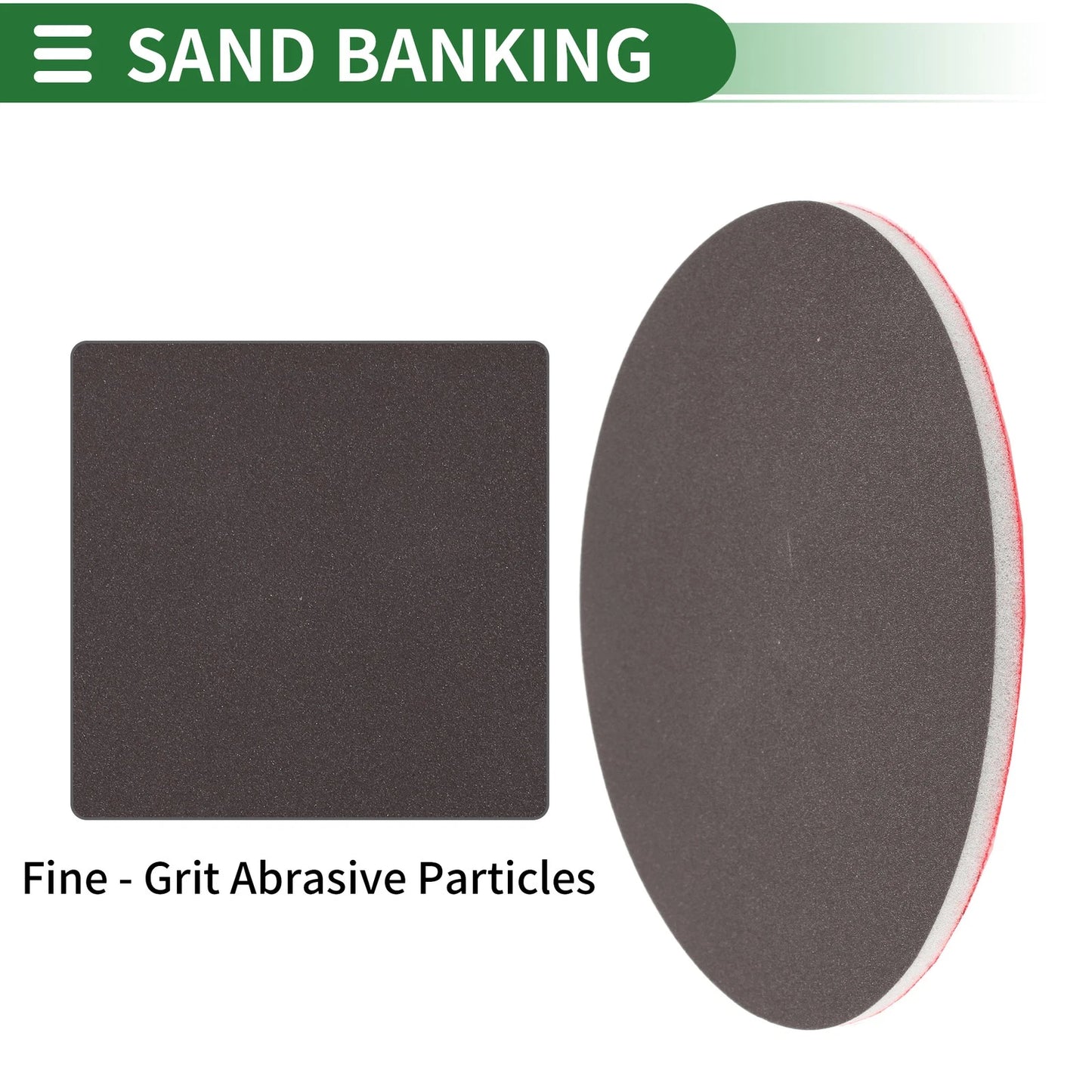 Set of 12 P1200 Sanding Sponges for Fine Sanding Pads (Washable, Reusable)