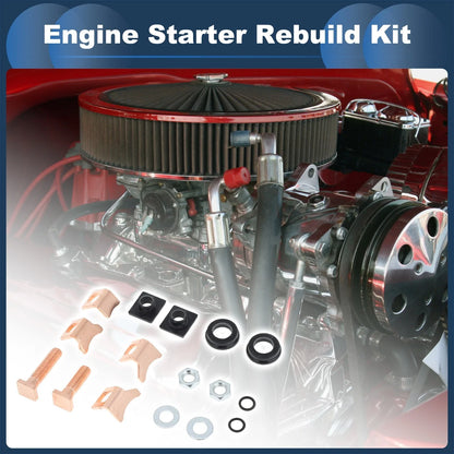 Engine Starter Rebuild Kit for Dodge B150 Base (1991-1994) Gold Tone