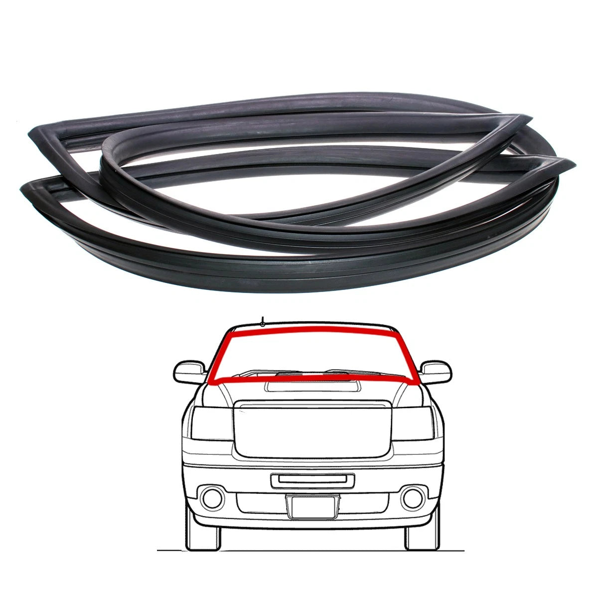 Windshield Weatherstrip for Mitsubishi Triton L020