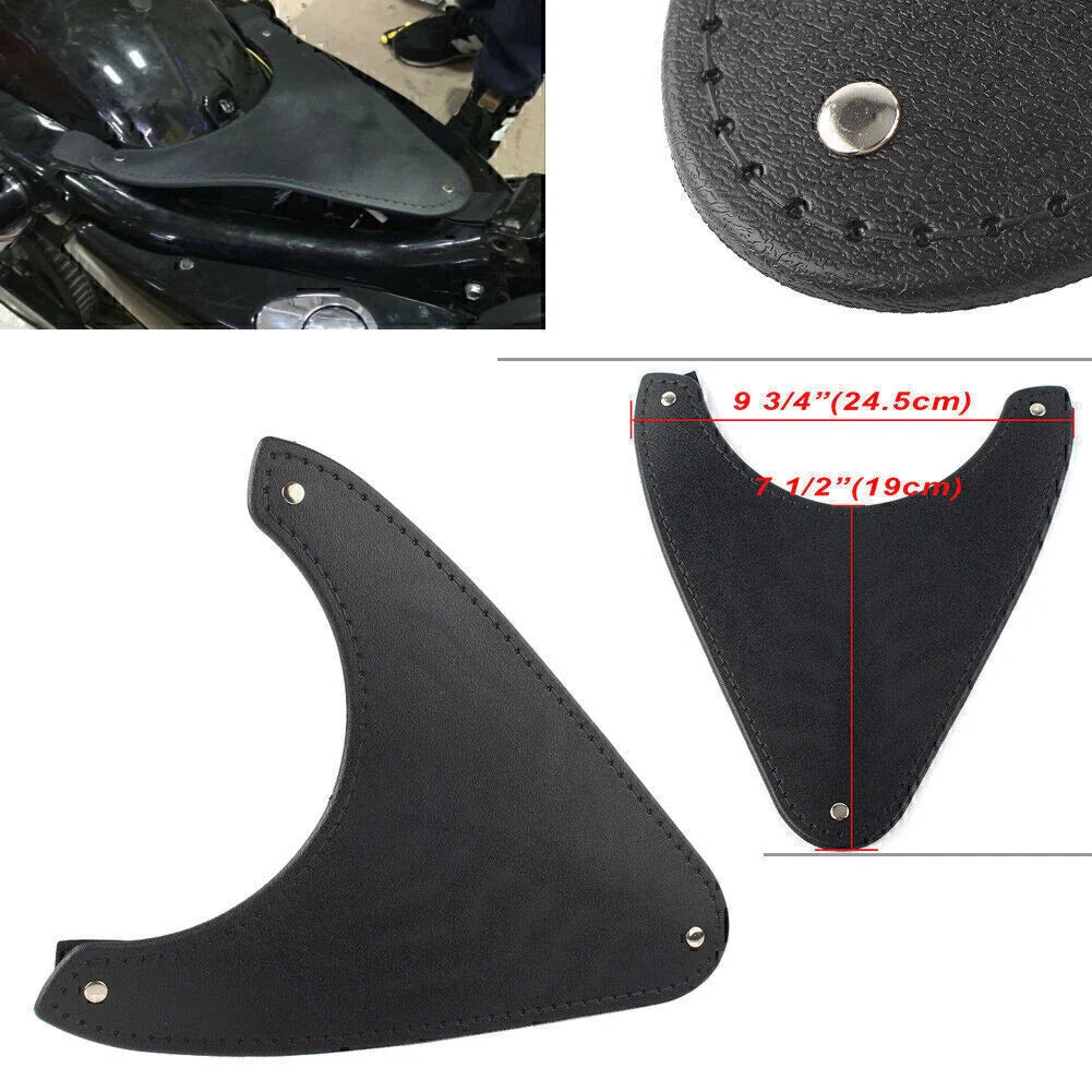 Black Motor Seat Rubber Frame Cover for Harley Sportster XL 883 1200 (2004-2014)