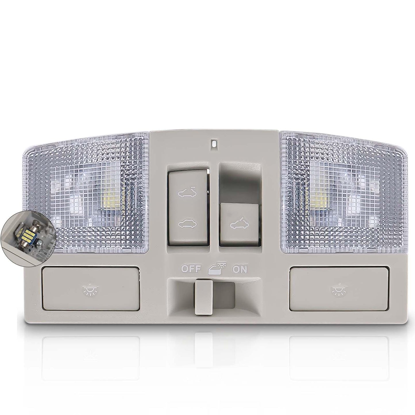LED Overhead Console with Sunroof Switch for Mazda 3 (2010–2013)