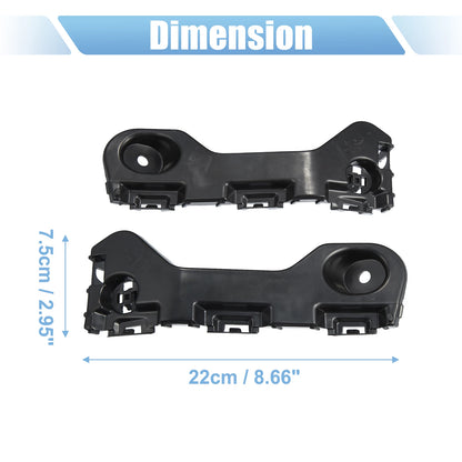 Set of 2 Front Bumper Mounting Support Brackets BT4Z17C947A for Ford Edge (2011–2014)