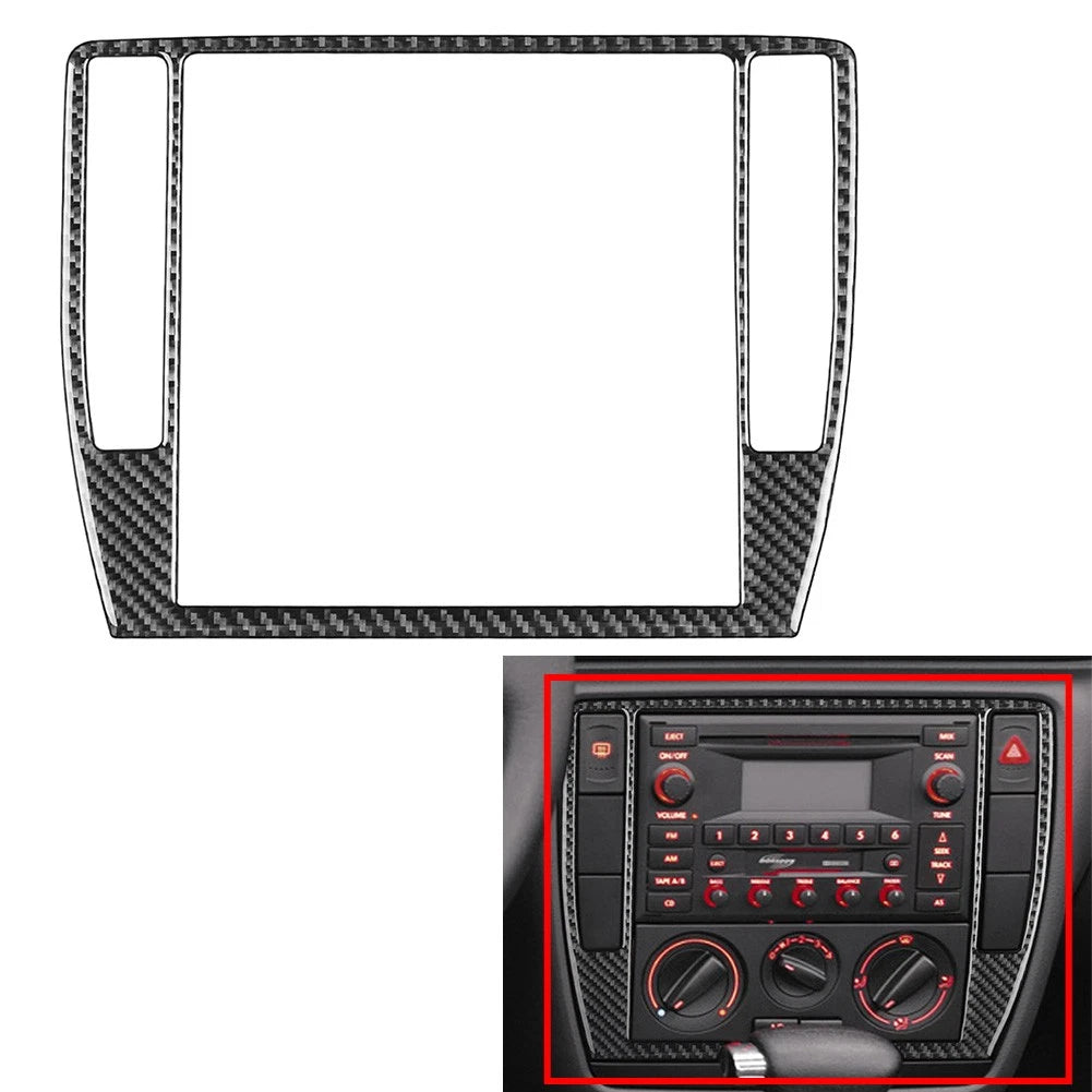 Radio CD Panel Side Button Cover Trim for Volkswagen Passat B5 (2001–2005) Red